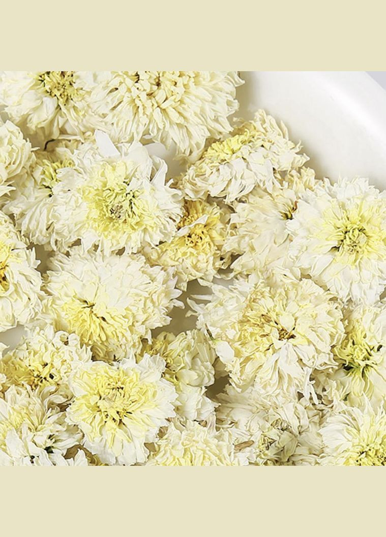 Чай Хризантема Біла Чаєман, вищий сорт липнева, сушені квіти 50 г No Brand (335868482)