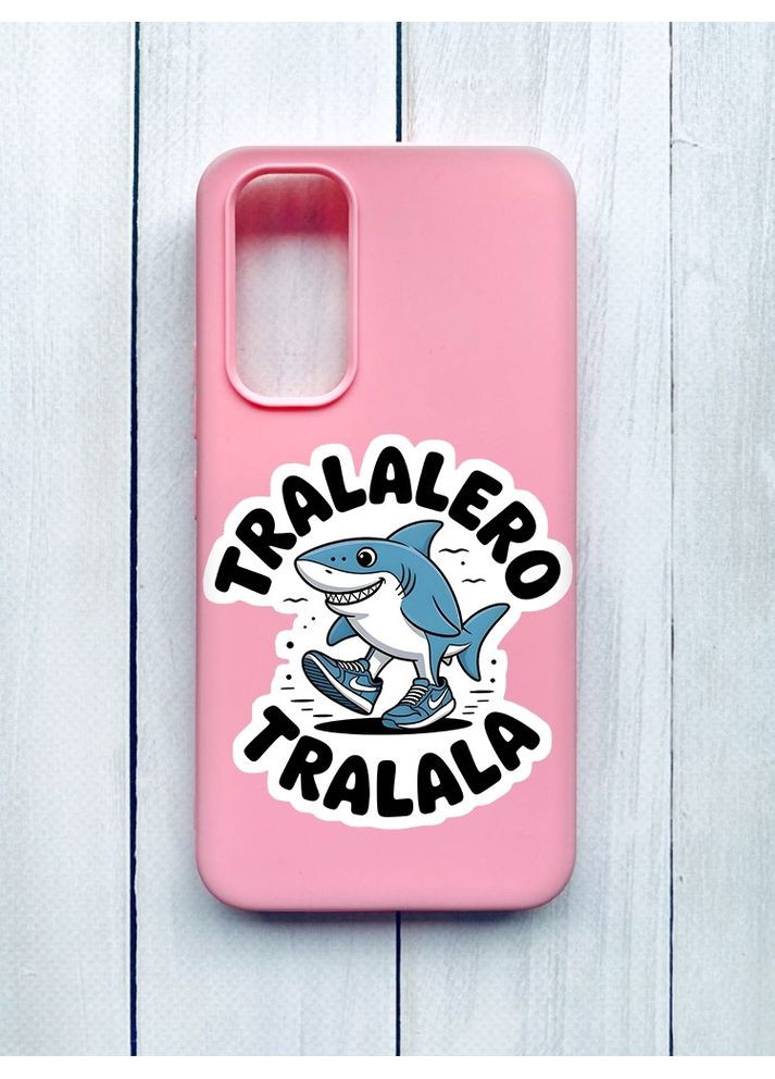 Матовий чохол на Samsung Galaxy A54 5G (A546) Рожевий Акула Тралалеро Тралала (принт 416) Creative (361112327)