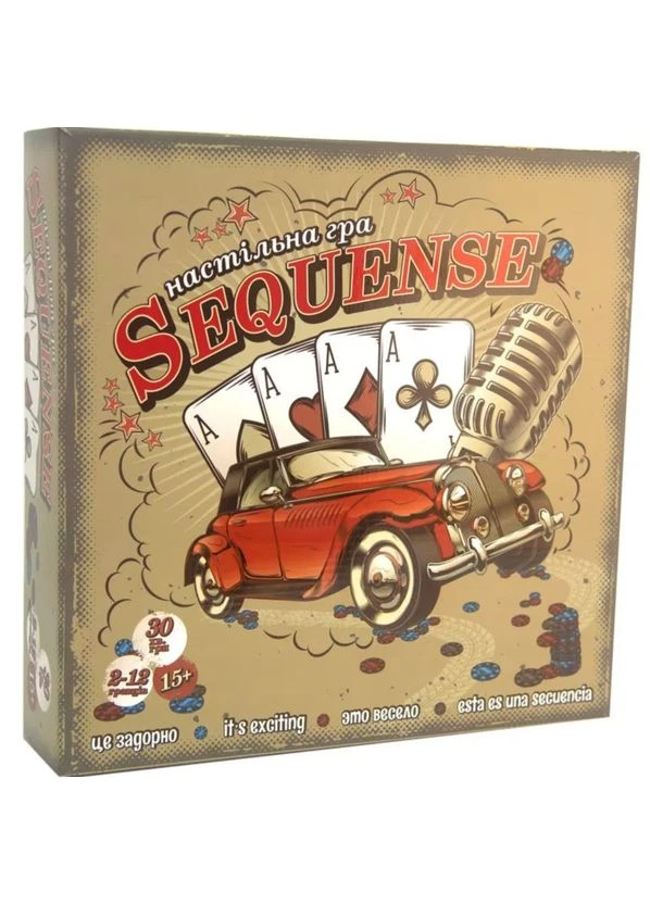 Настольная игра Sequense (30361) Strateg (355872488)