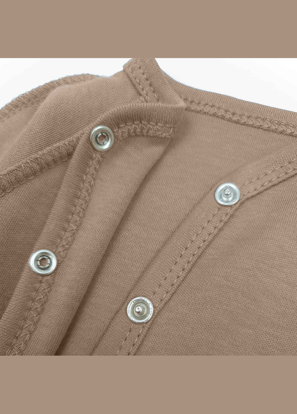 Однотонний бодік із зовнішніми швами для новонародженого Choco Tunes (315893544)