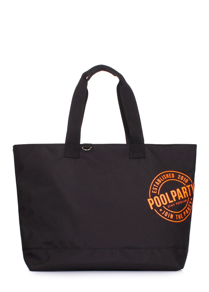 Повсякденна текстильна сумка Riot чорна PoolParty (372657621)
