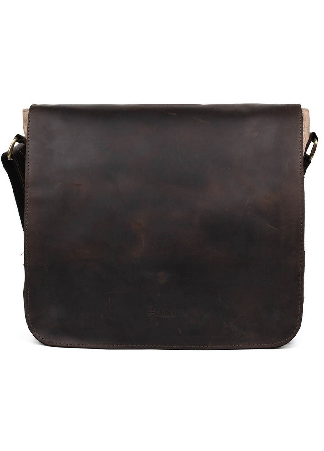 Чоловіча шкіряна сумка через плече 30х32х7,5 см TARWA (315874592)