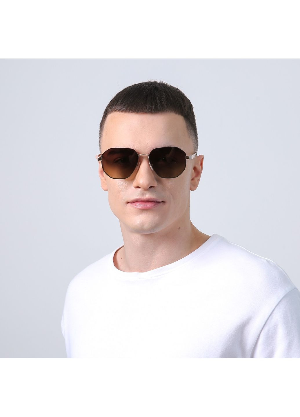 Солнцезащитные очки с поляризацией Фэшн мужские 732-629 LuckyLOOK 732-629М (322855357)