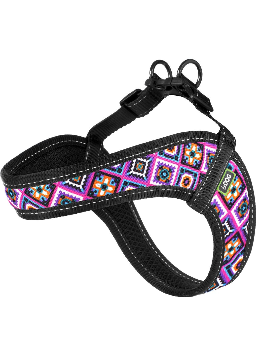 Шлей Comfort охоплення грудної клітки 36-42 см S Aztec purple (2100102856012) Hi Dog (282822993)