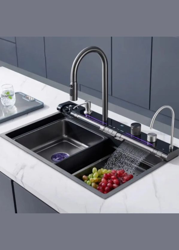 Багатофункціональна кухонна мийка Nano Black SP7545LB Daniel Defense (322291139)