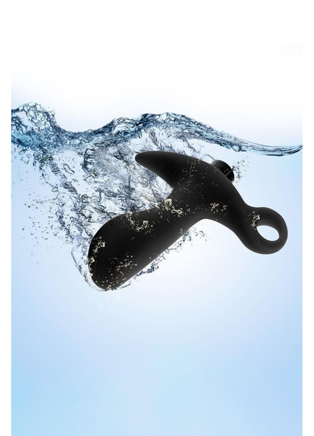 Анальна пробка з віброкулею Anal Adventures Platinum чорна Blush (297135134)