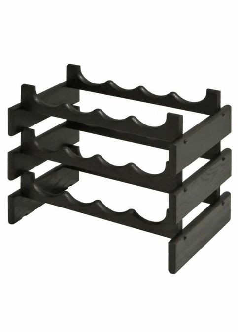 Настольная винная полка Баркер 12 венге (ВПС-123412) No Brand (327865770)