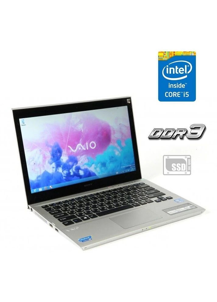 Ноутбук Б-клас VAIO SVT131A11V / 13.3" (1366x768) TN / Intel Core i5-3317U (2 (4) ядра по 1.7 - 2.6 GHz) / 8 GB DDR3 / 120 GB Sony (398131539)