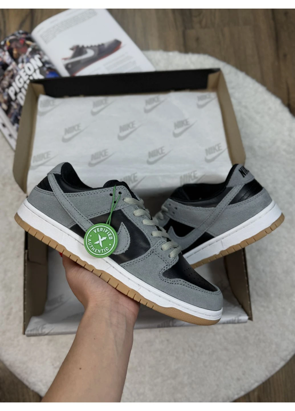 Чорні літні кросівки nike sb dunk low black-silver найк сб данк No Brand