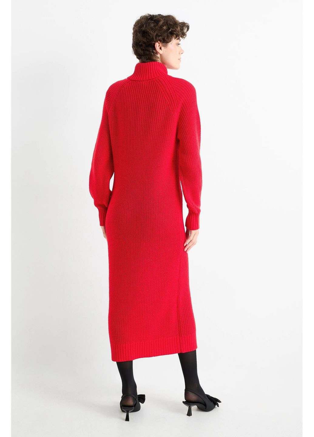 Красное платье C&A