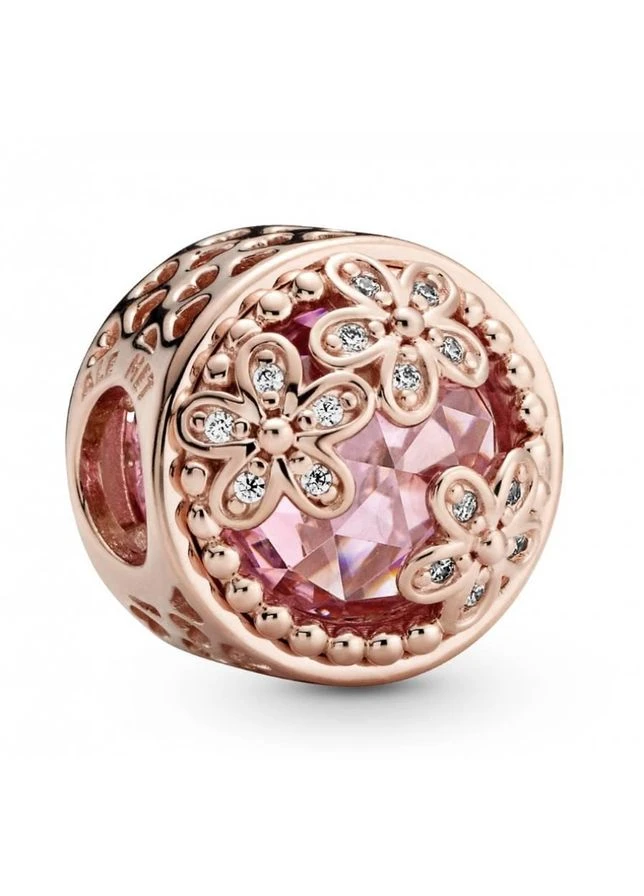 Срібна намистина Пандора "Поляна маргариток" 782055C01 Pandora (334886676)