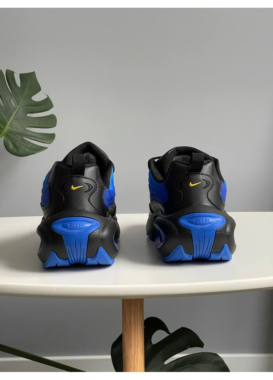 Синій Осінні кросівки чоловічі і жіночі nike air max portal blue black | найк аір макс портал сині чорні No Brand