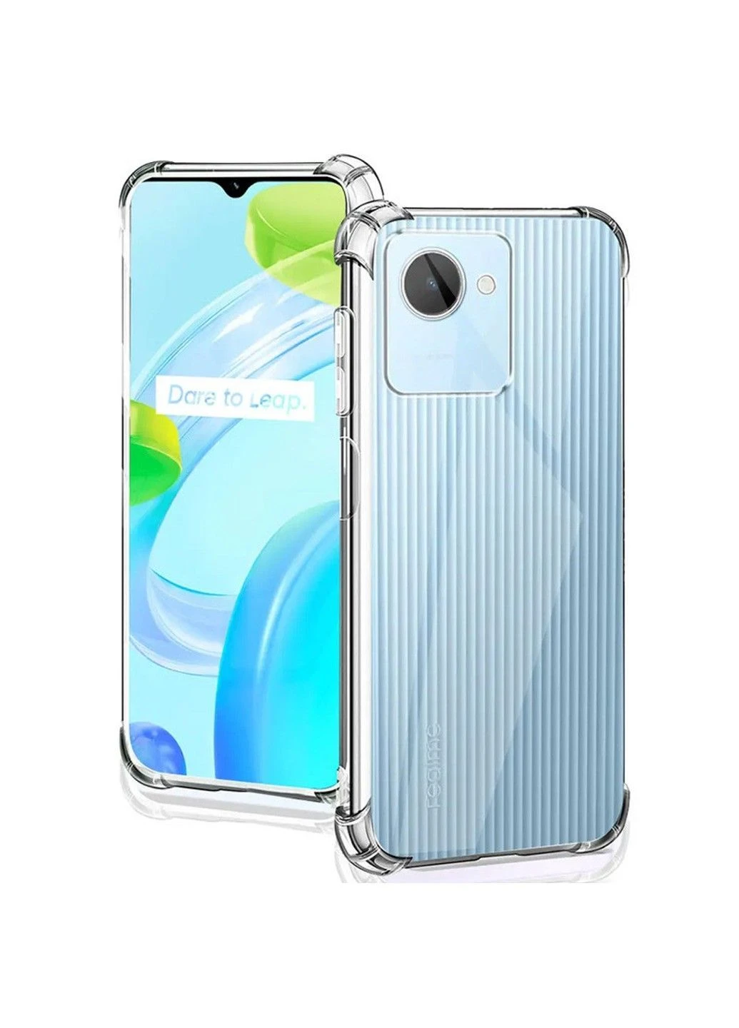TPU чехол GETMAN Ease logo усиленные углы Full Camera для Realme C30 Epik (389597129)