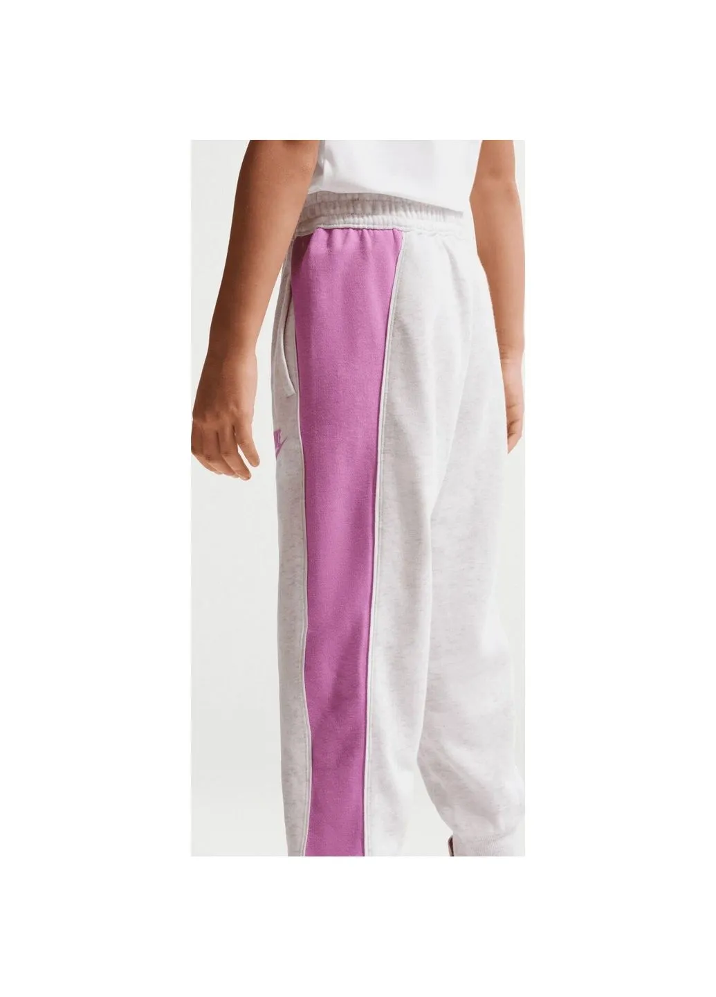Спортивный костюм детский светло-серо-розовый 36N697-X58 Nike FRENCH TERRY COLORBLOCKED (397845717)