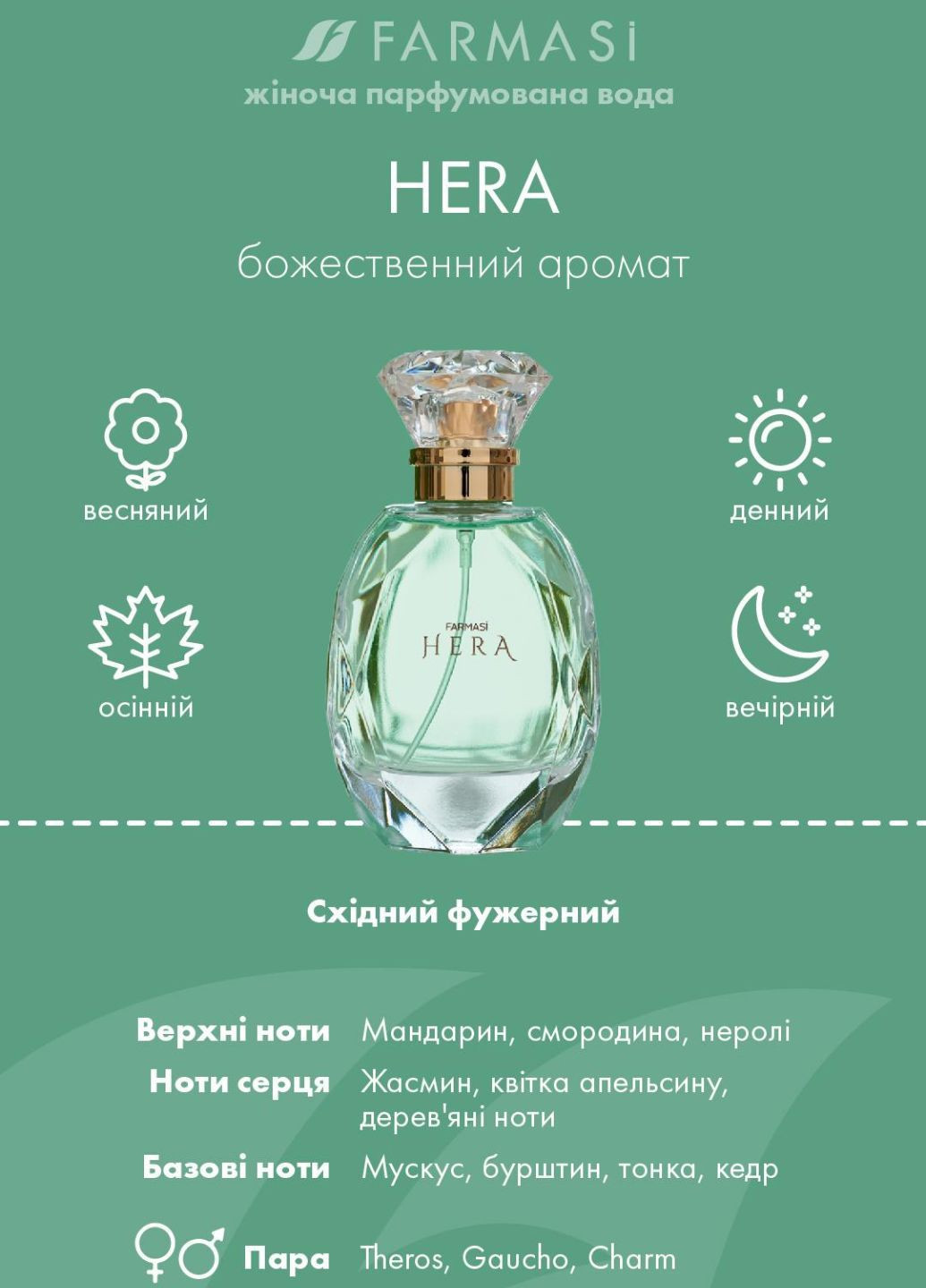 Женская парфюмерная вода Hera 65 мл Farmasi (282934763)