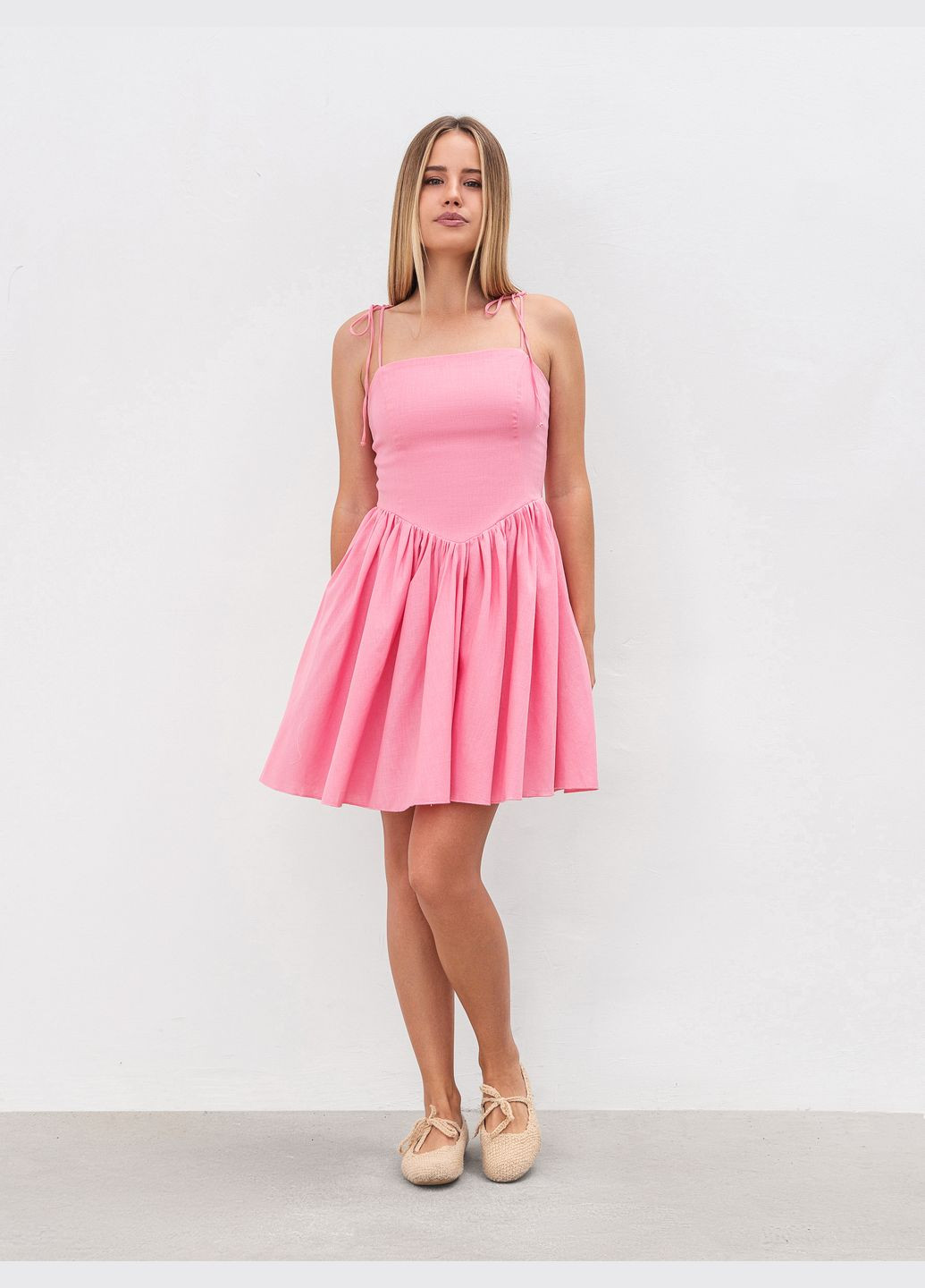Рожева сукня Romashka однотонна