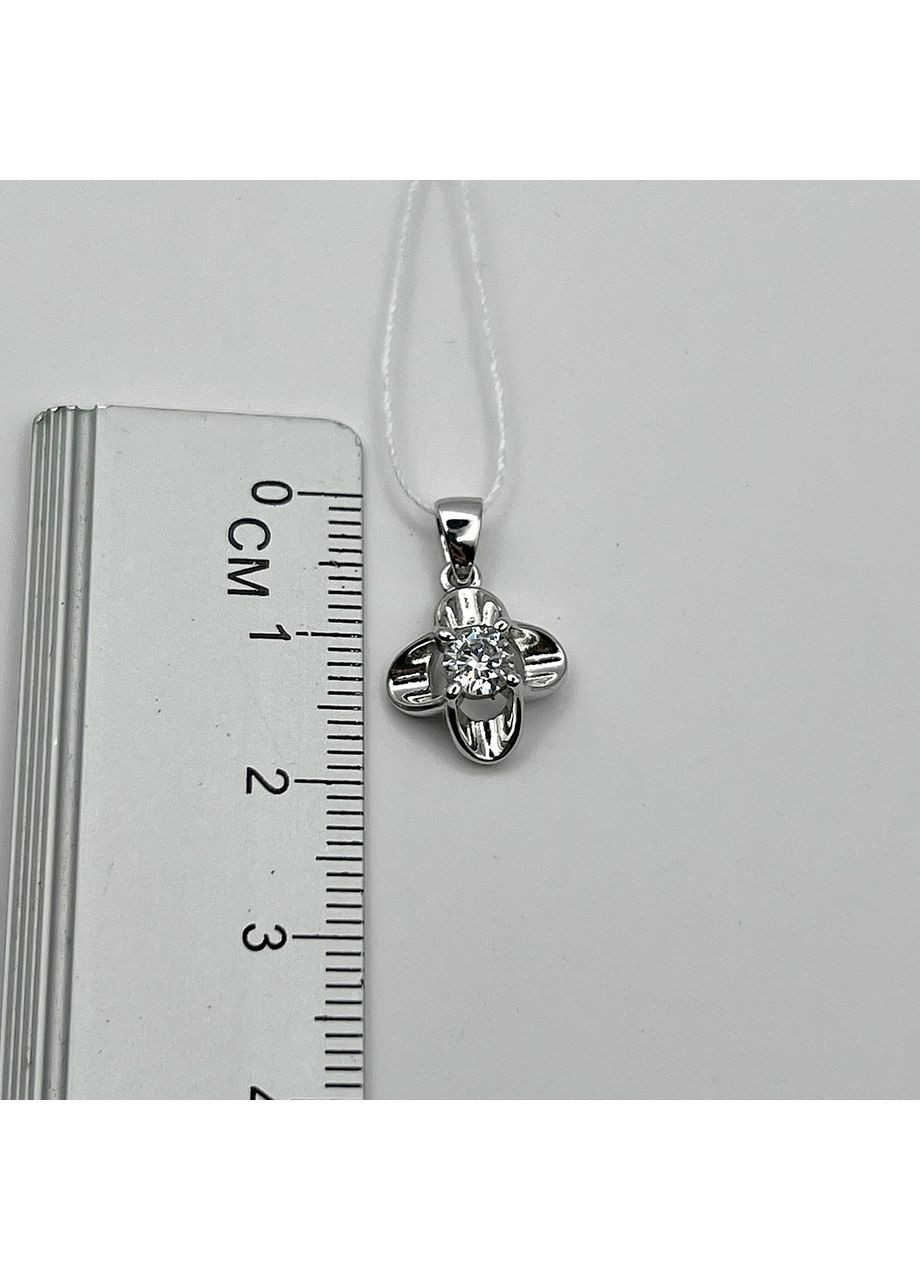 Кулон срібний з цирконієм 1,47 г No Brand (369737565)
