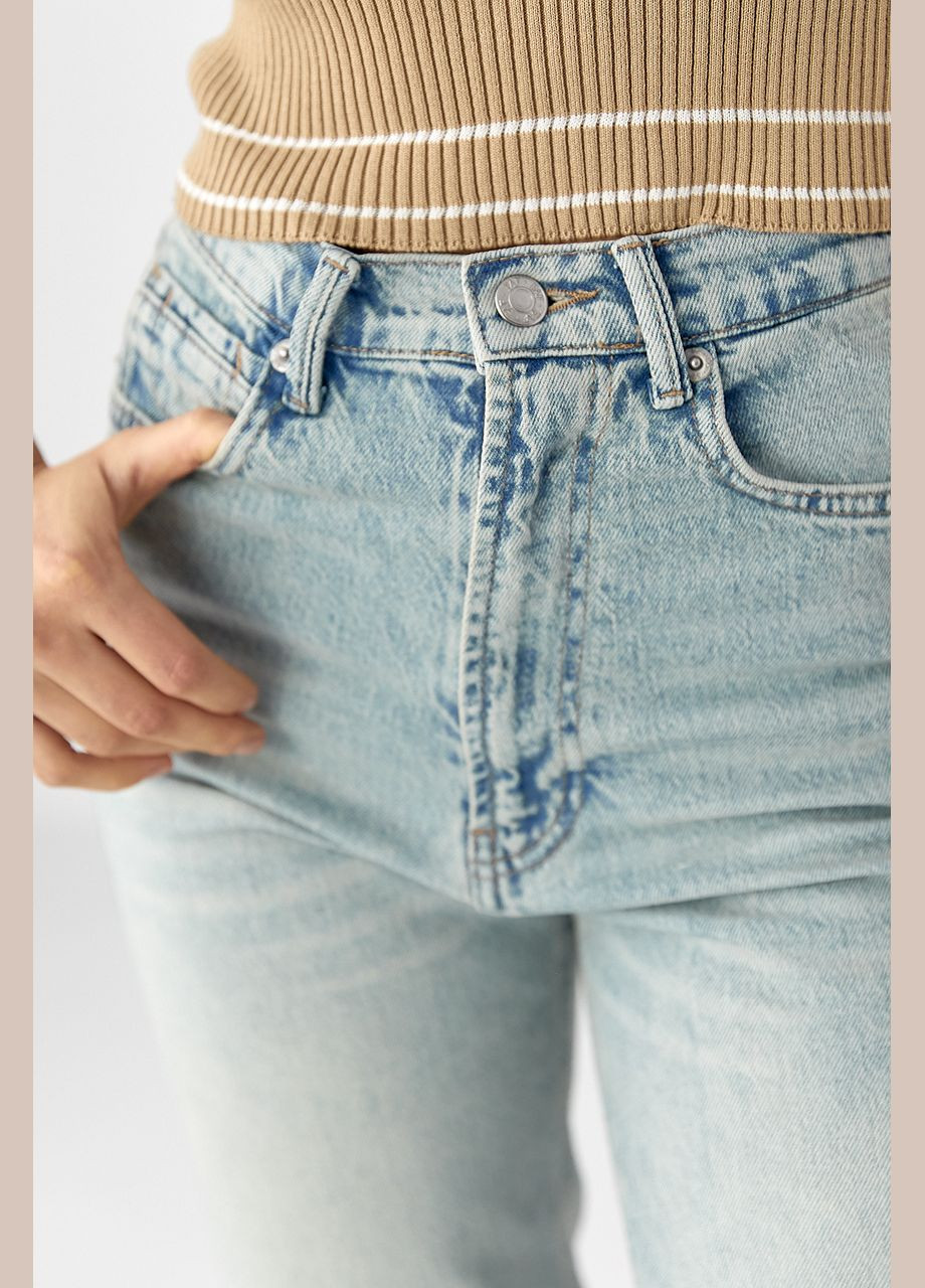 Жіночі прямі джинси Lurex - (328633531)