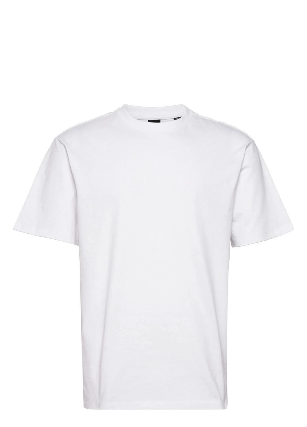 Біла футболка вільного крою Only & Sons