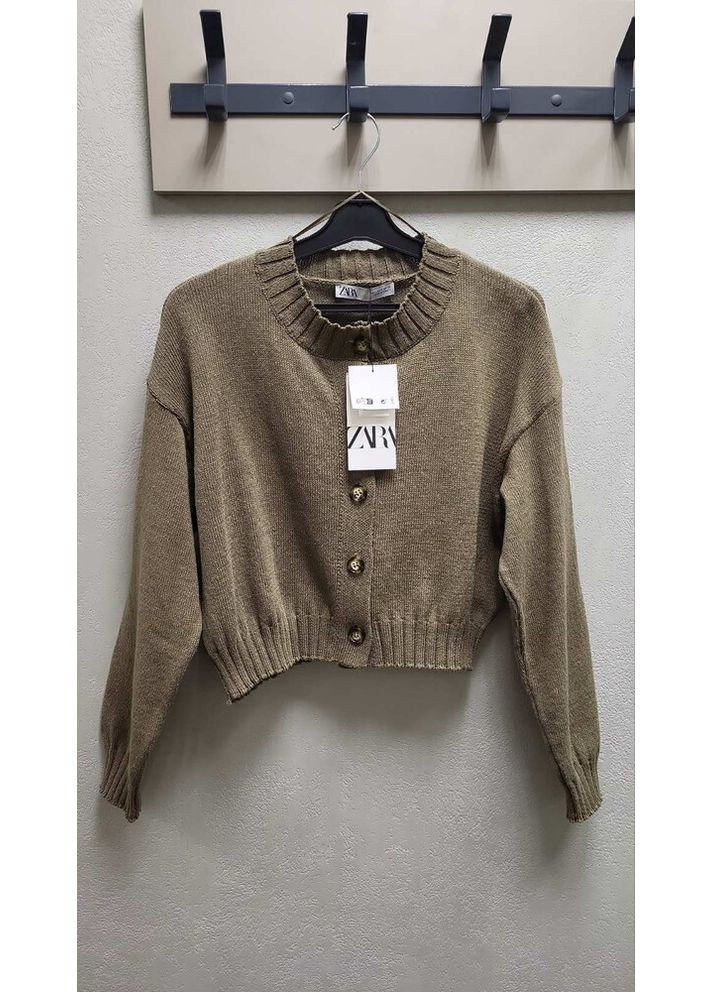 Укорочений кардиган 6771/021 Zara (370205148)