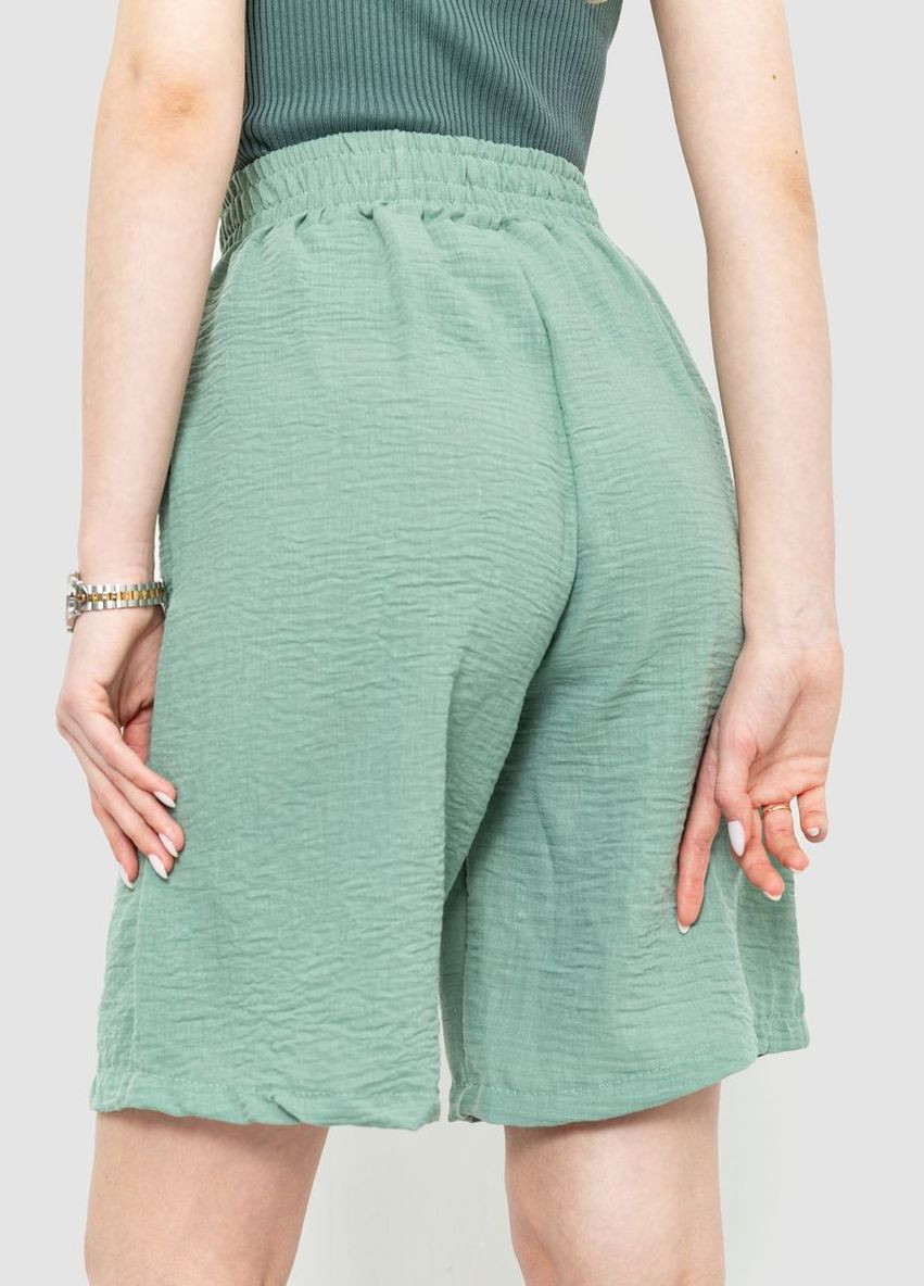 Шорти жіночі вільного крою тканина льон, колір джинс, Ager (288751167)