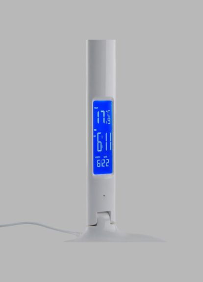 Настільна лампа з годинником VL-TF05W-RGB 7 Вт 3000-5500 K RGB Біла (25052) Videx (284106763)