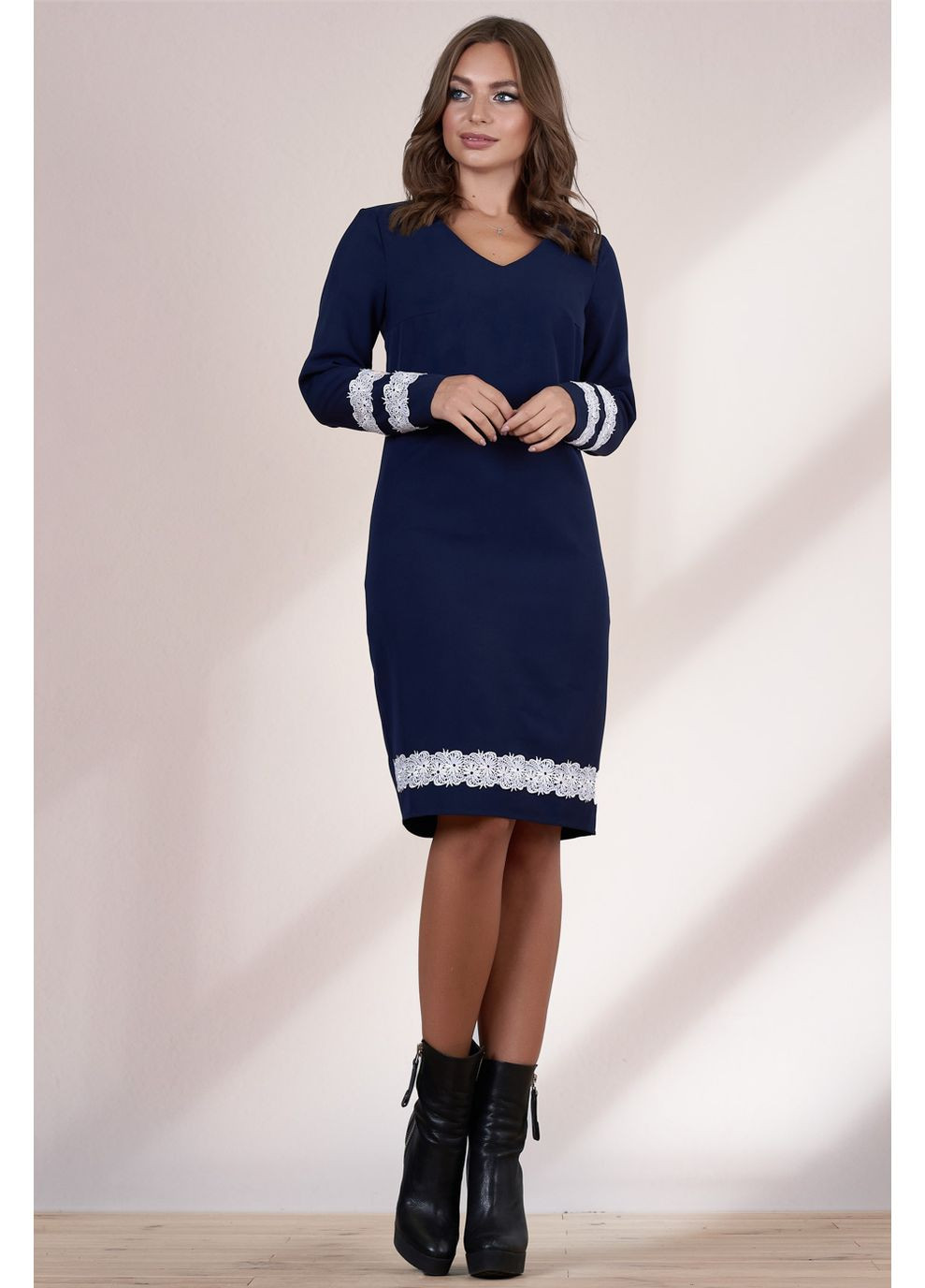 Синее платье 913.2455 Seventeen