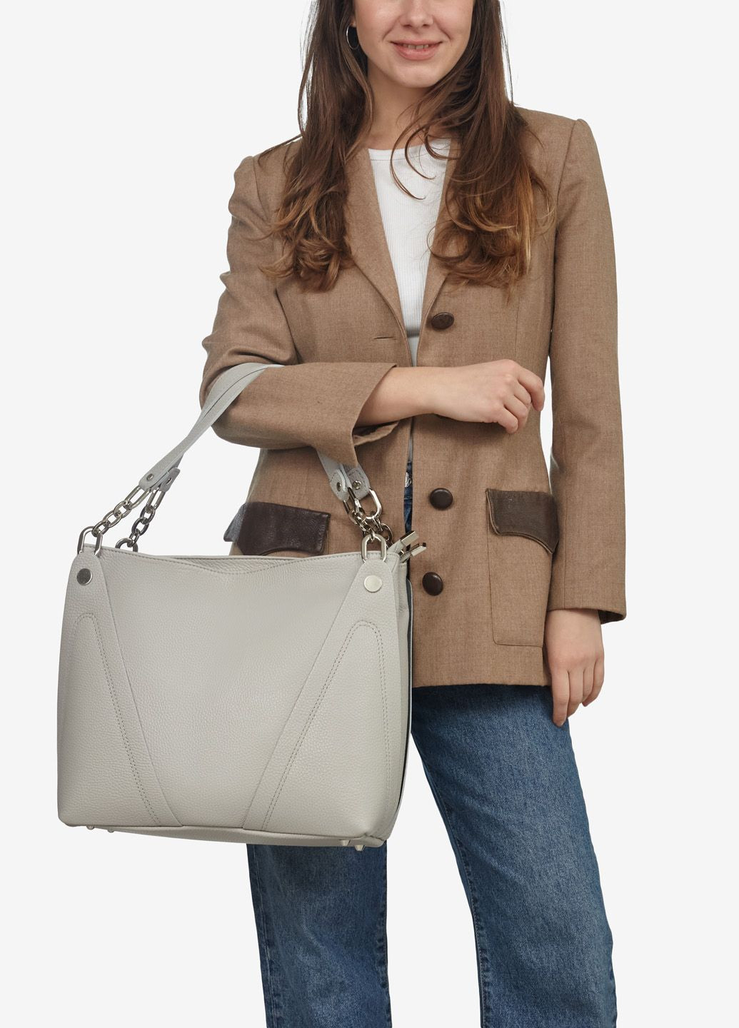 Сумка женская кожаная шоппер большая Shopper Regina Notte (288189235)