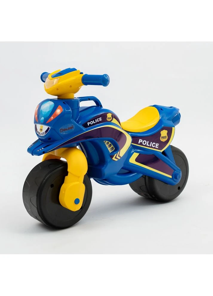 Мотоцикл-каталка "Байк Police" музичний синій 0139/57 Doloni (388960223)