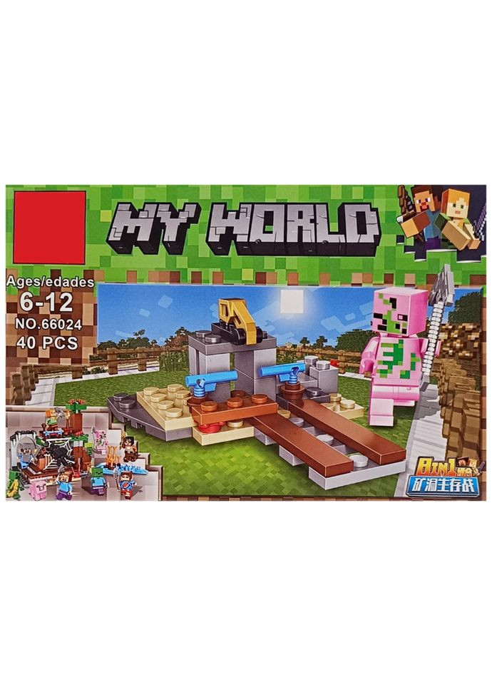 Конструктор дитячий "Minecraft" 66024K-5, 41 деталь Bambi (367969210)