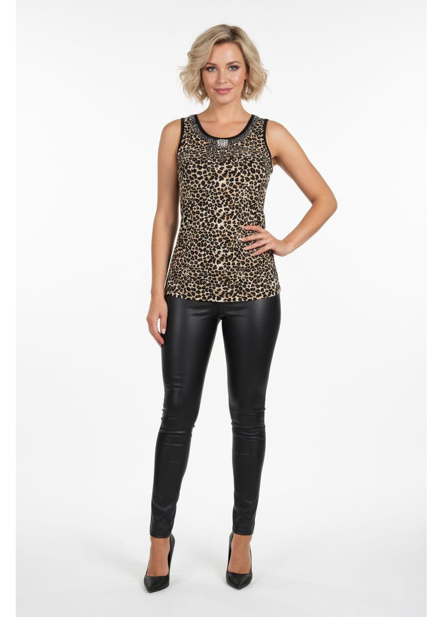 Майка жіноча з декором. Білий Lowett — 363261776