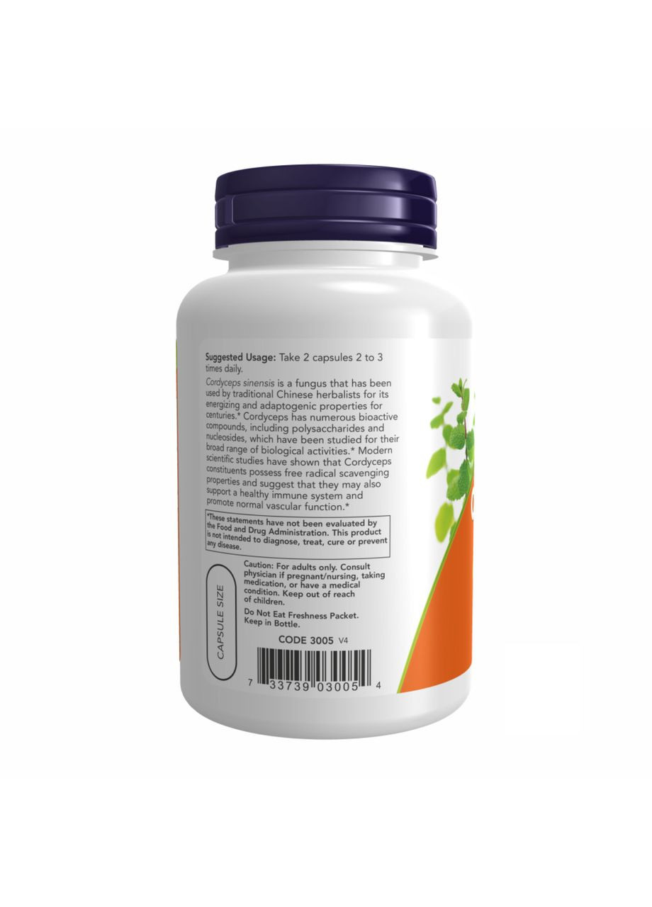 Cordyceps 750 mg - 90 vcaps Now Foods (369396819)