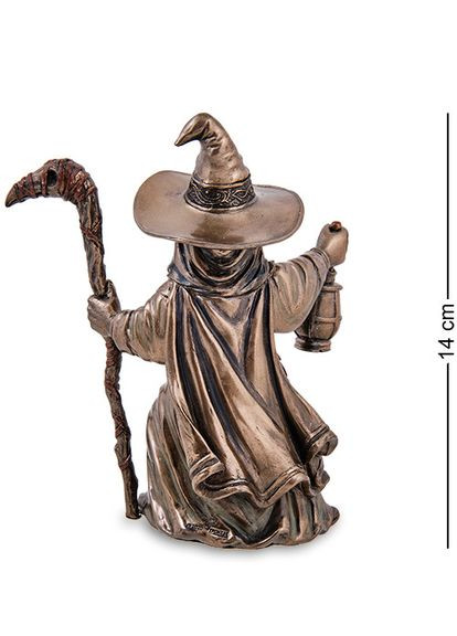 Статуэтка в стиле Фэнтези Чумной доктор 14 см 1907248 полистоун покрытый бронзой Veronese (346531615)