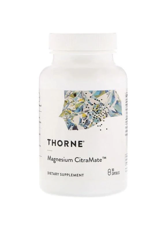 Мінерали Магній (Цитрат \ Малат), Magnesium Citramate, 90 капсул (THR-27202) Thorne Research (399643795)