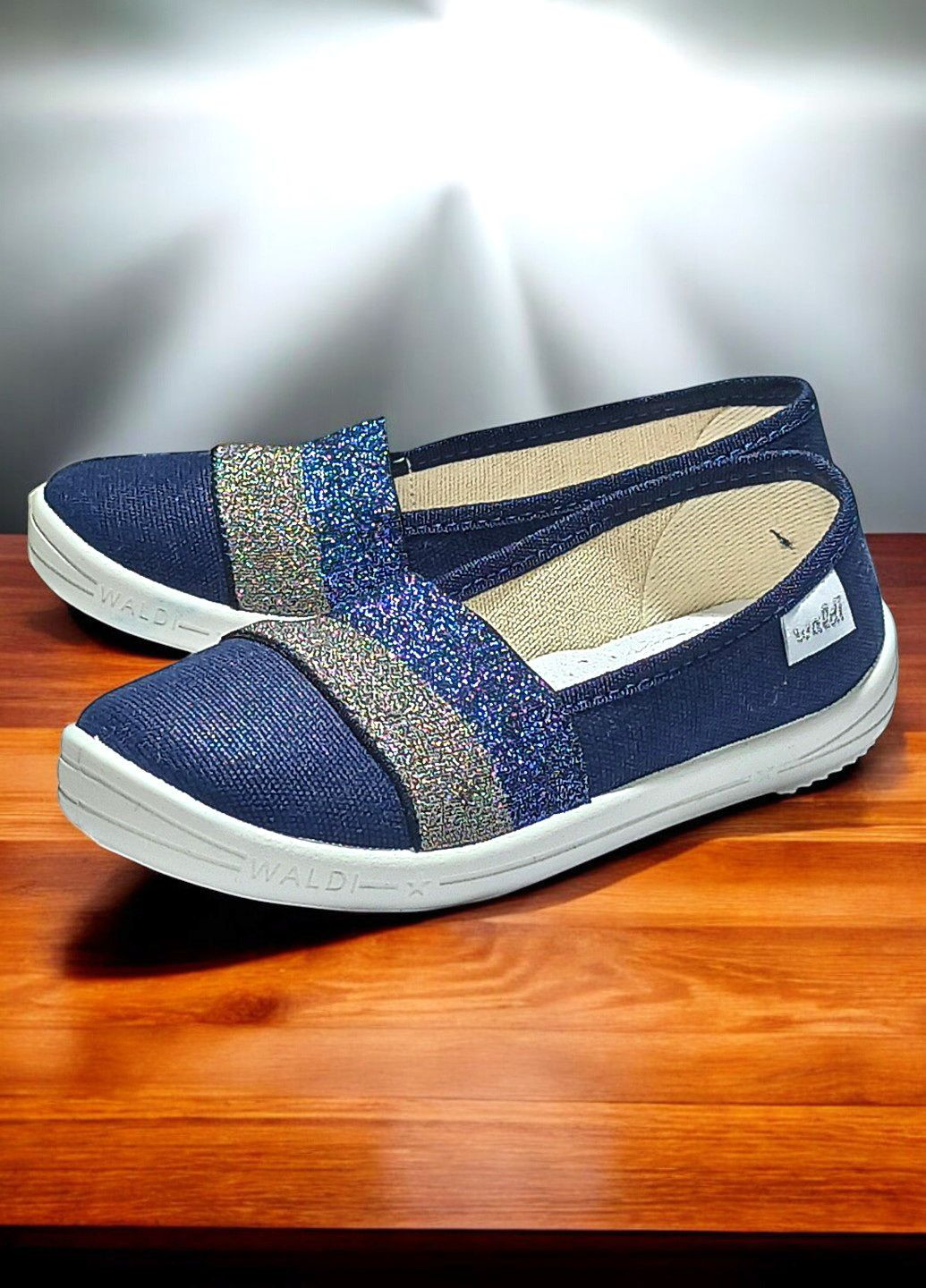 Ортопедичні тапочки капчики текстильні сліпони для дівчинки Waldi (326051437)