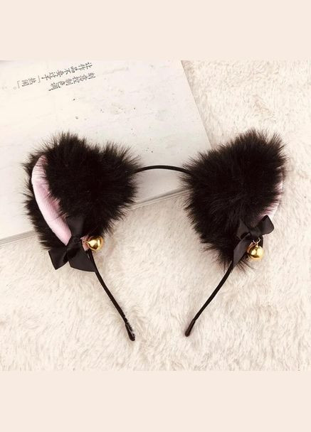 Обруч для косплею Котячі вушка (Чорний) No Brand (332056034)