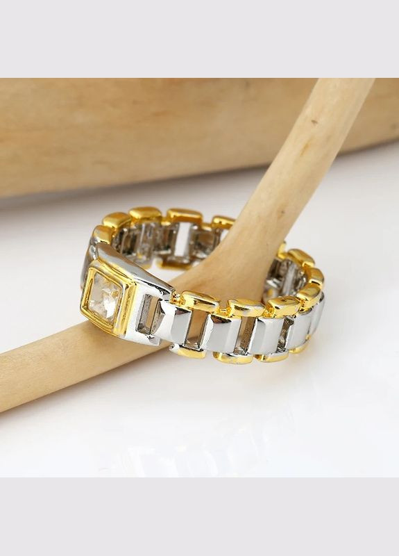 Деловое кольцо с белым фианитом в стиле панк для мужчин размер 19 Fashion Jewelry (288129392)