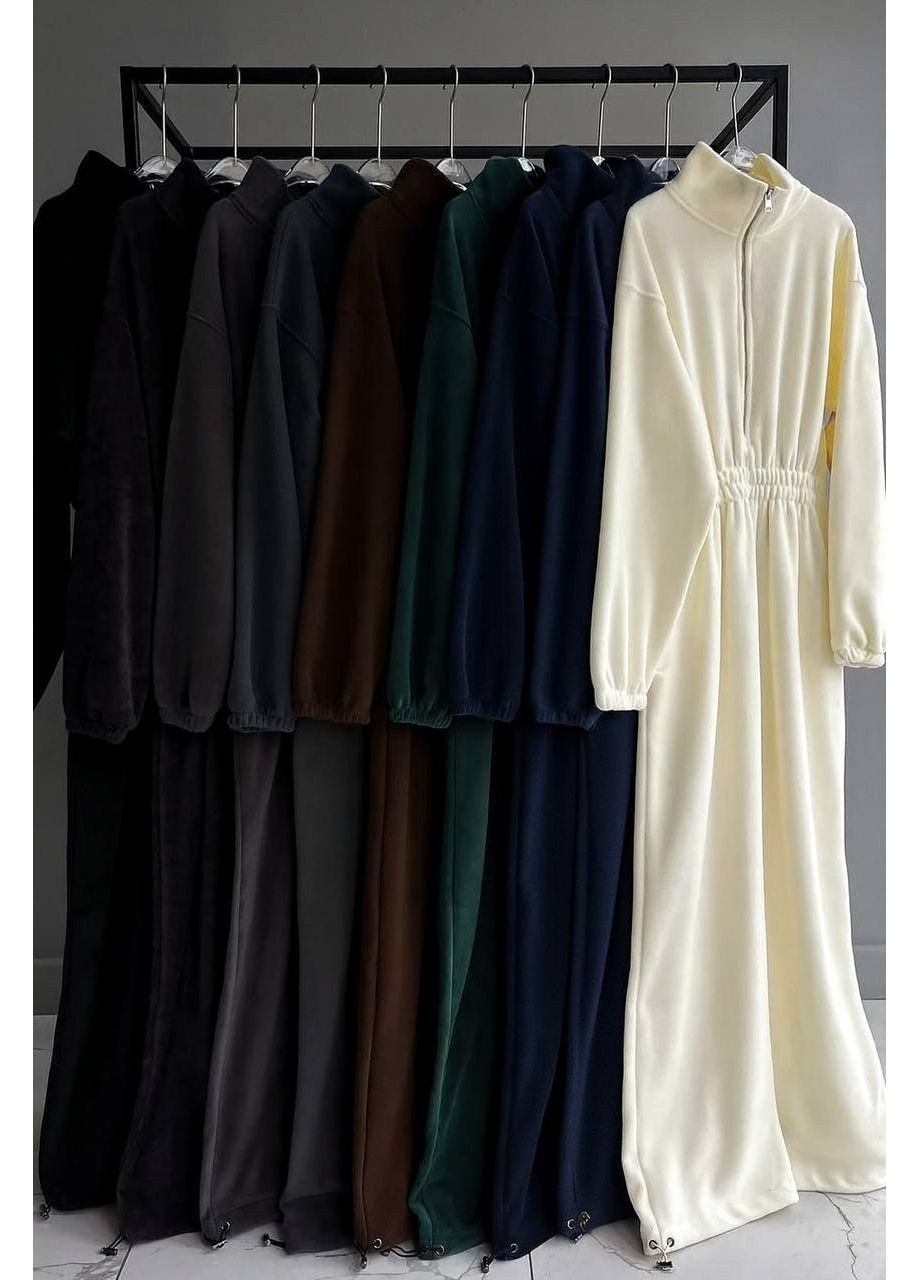 Женский комбинезон из велюра Sport Premium No Brand комбинезон-брюки тёмно-синий повседневный велюр