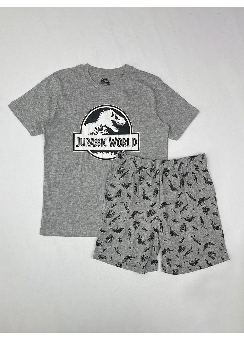 Сіра всесезон піжама костюм для дома на хлопця 10-12 років Jurassic World