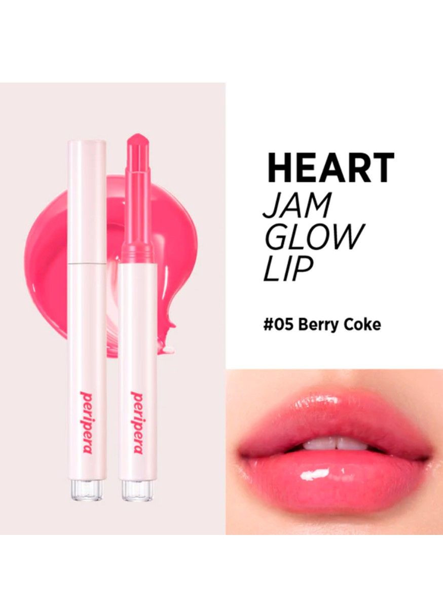 Сияющий блеск-помада в стике Heart Jam Glow Lip 05 Berry Coke 1.4g Peripera (292311399)