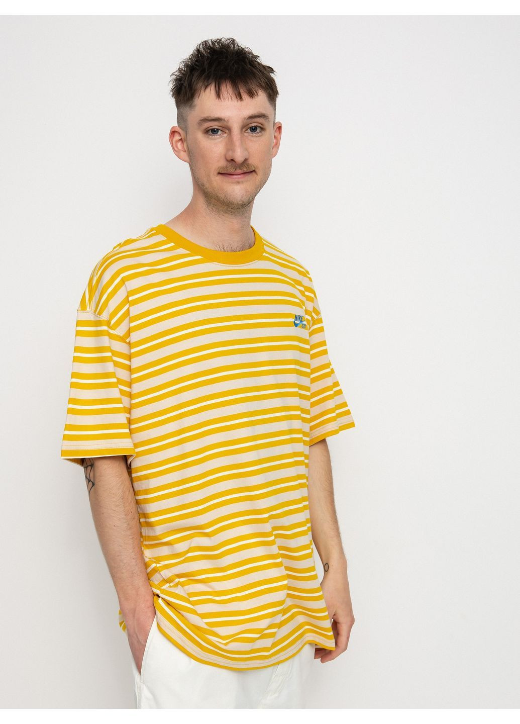 Жовта футболка Nike SB YD Stripe DQ1862-743
