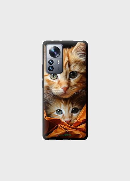 Чохол на Xiaomi 12 Pro Котики 2 "5664b-2560-2448" Endorphone (372705929)