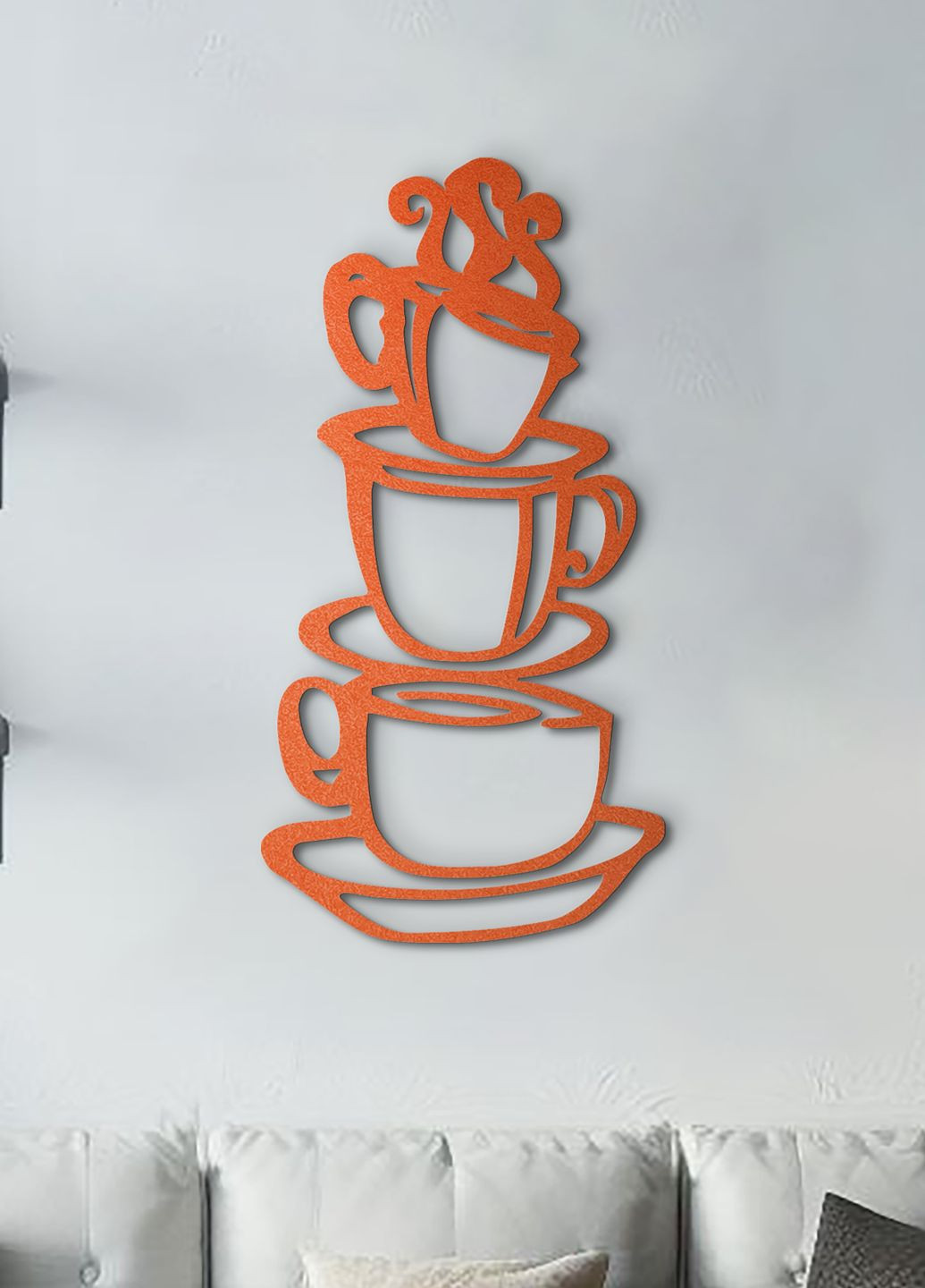 Современная картина на кухню, декоративное панно из дерева "Хороший кофе", стиль минимализм 30х15 см Woodyard (291842974)