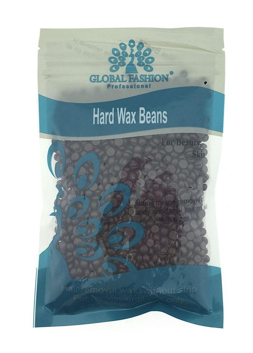 Горячий віск для депіляції в гранулах 100 г Chocolate Global Fashion (354796637)