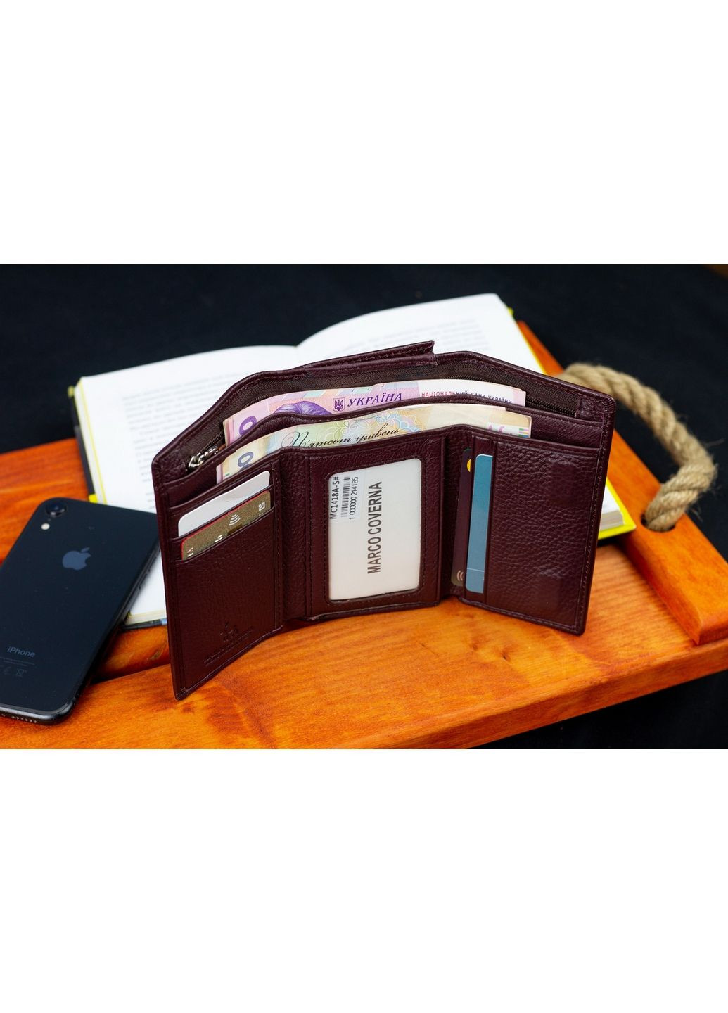 Жіночий шкіряний гаманець Marco Coverna (288187191)