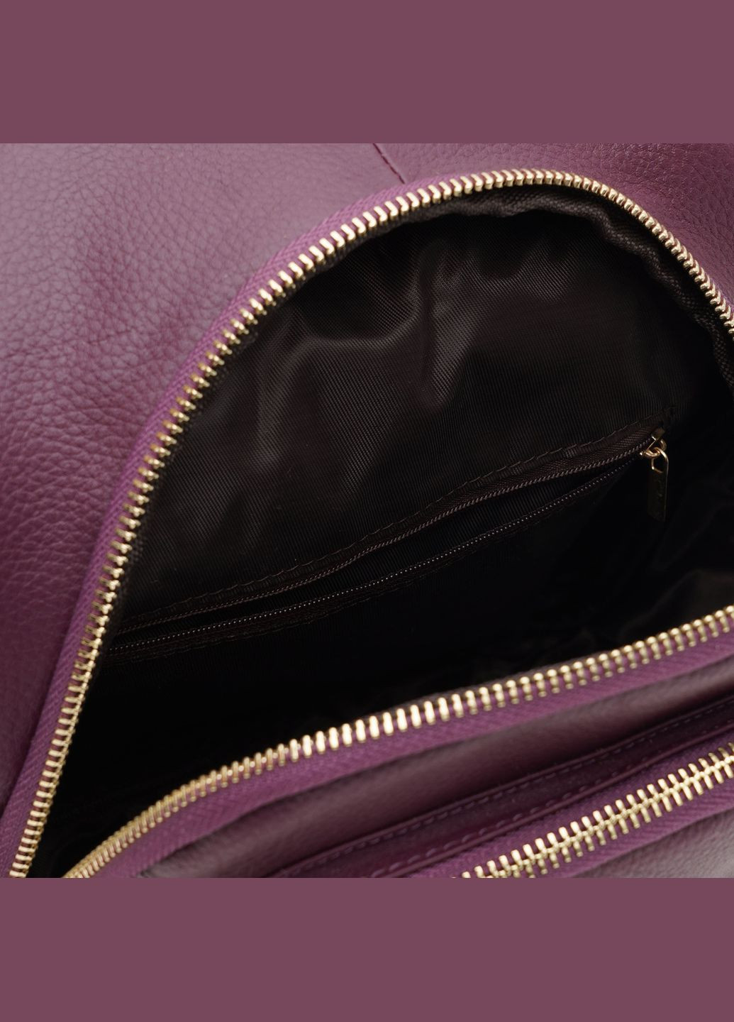 Женский кожаный рюкзак K11032v-violet Borsa Leather (322189758)
