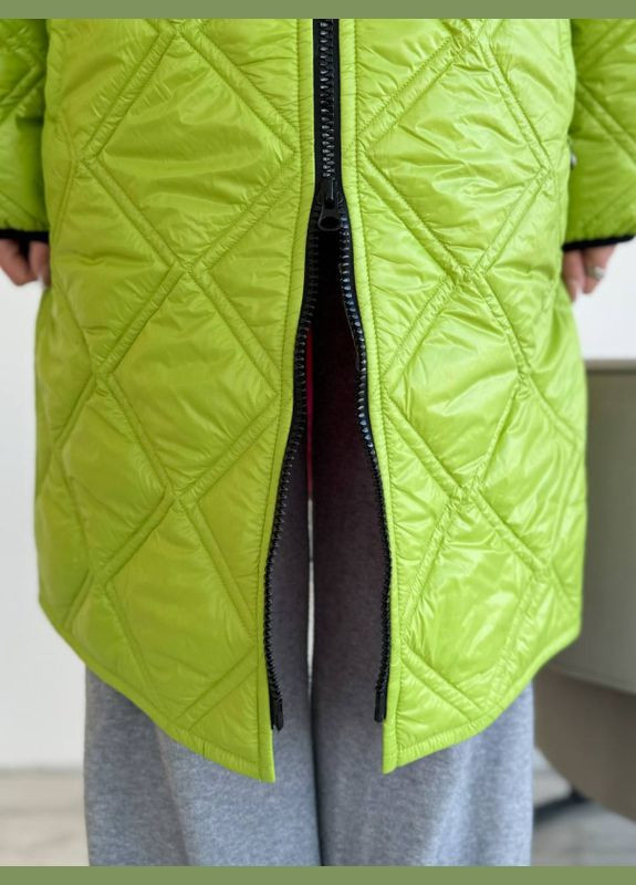 Салатовое демисезонное Пальто Тутти оверсайз Mirage