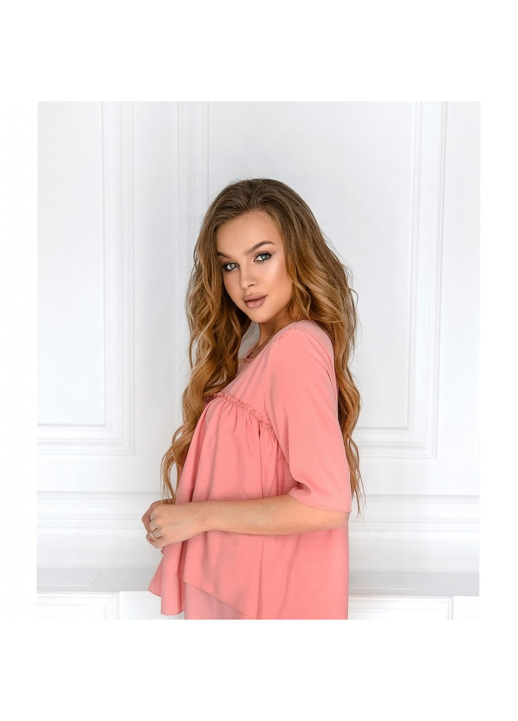 Пудрова блуза Liton