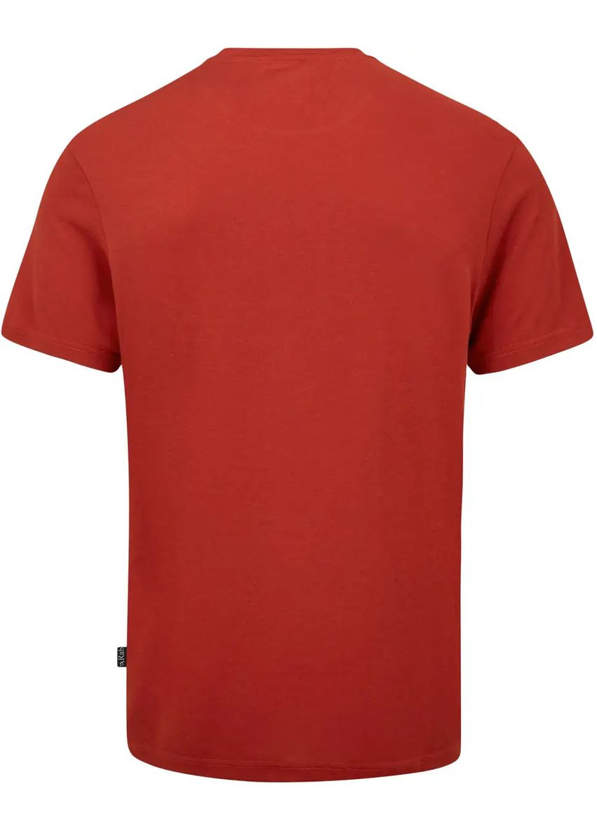 Комбінована футболка crimp reflection tee tuscan red Rab