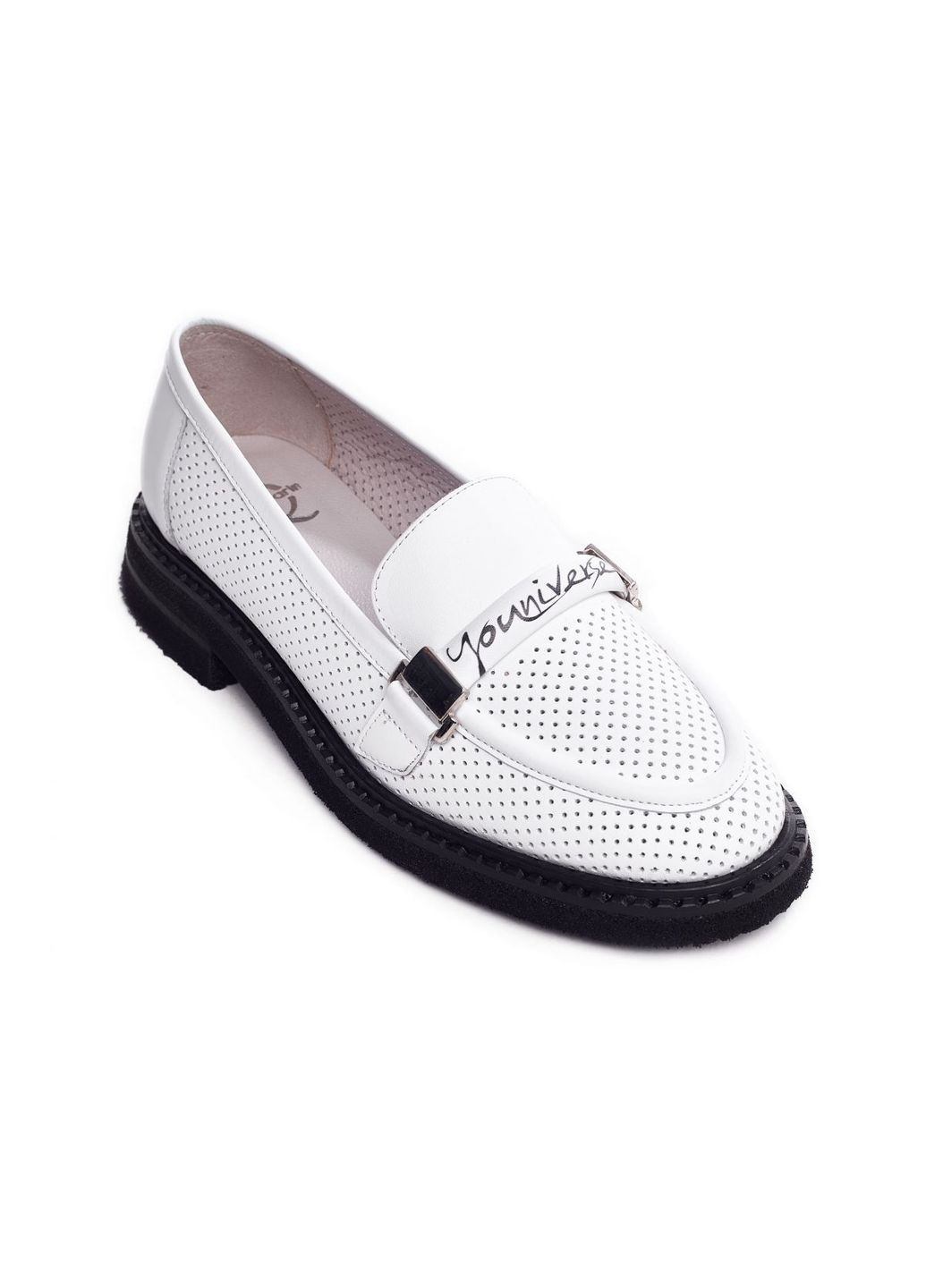 Aquamarin Шкіряні туфлі 4170 білий з, — демісезон (302019976)